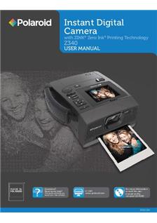 Polaroid Z 340 manual. Camera Instructions.